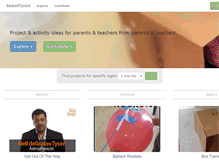 Tablet Screenshot of makerparent.com